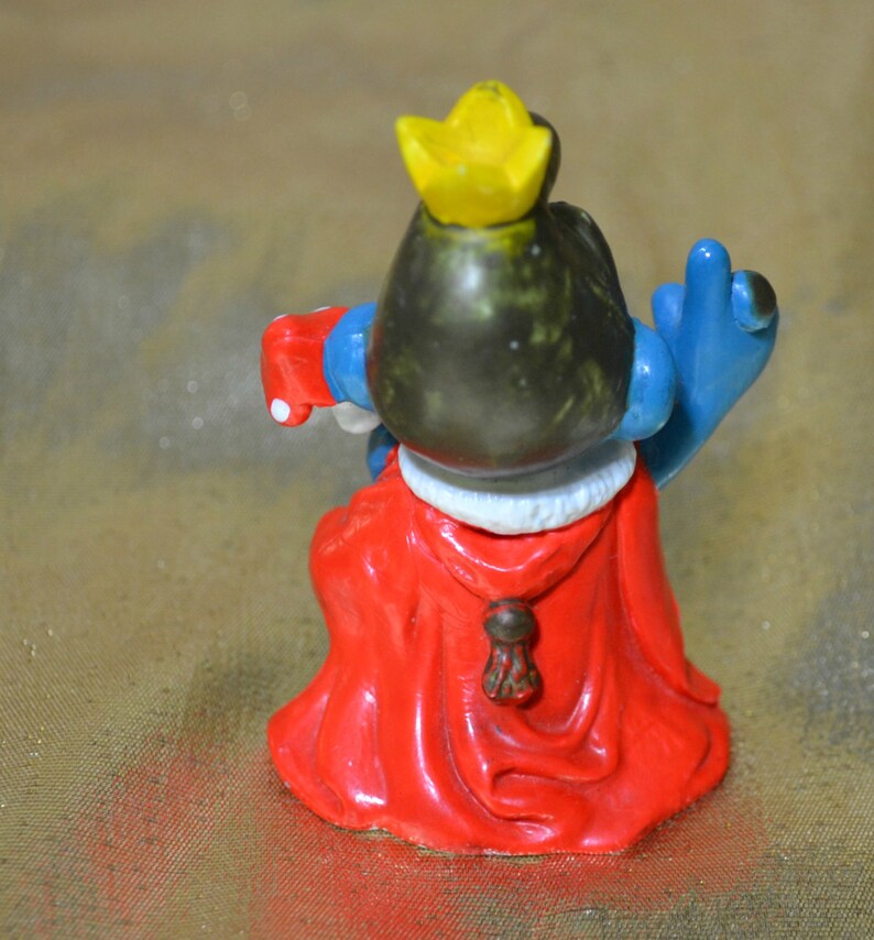 Figurine Schtroumpf Skieur Vintage 1978 - PVC, édition Peyo, Bon état Collection