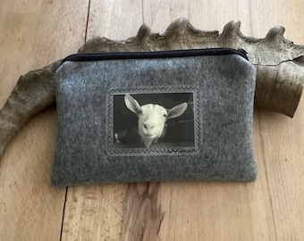 Gamsjaga Loden bag goat gray