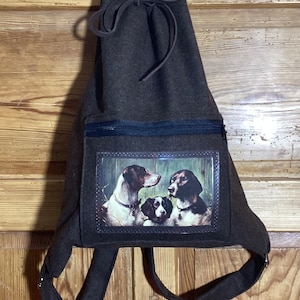 Gamsjaga Loden Rucksack Jagdhunde