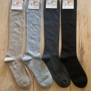 Gamsjaga Alpaka-Kniestrümpfe dünn