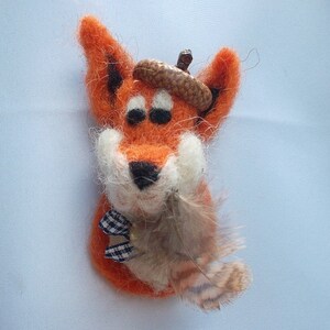 Gamsjaga feltro pin fox