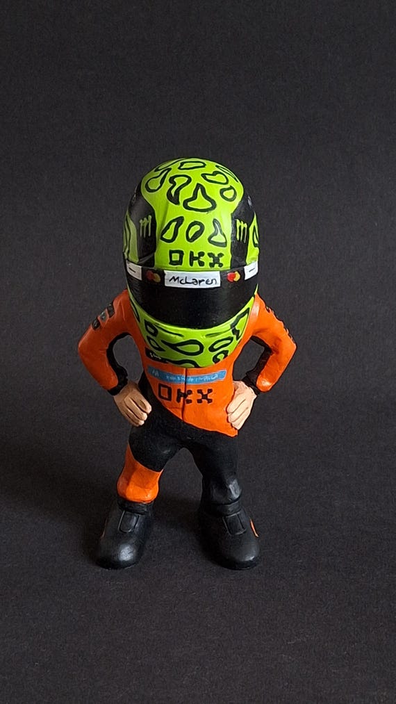 F1 Mini Driver. Lando Norris. Limited Edition Formula 1 Figurine