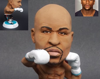 Floyd Mayweather Boxing Champion caricature sculpture Sports miniature