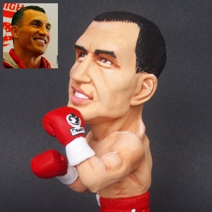 Wladimir Klitschko heavyweight boxing champion figurine sports caricature