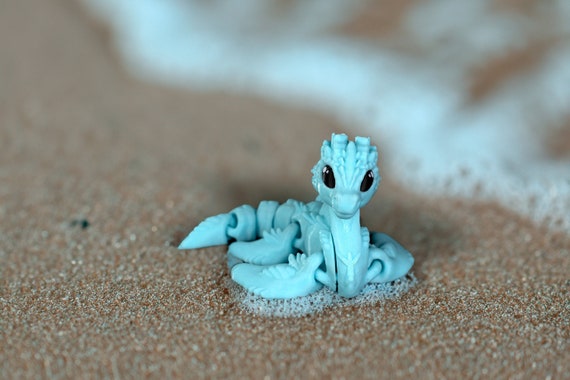 Key the Loch Ness Monster Flexi Toy - 3D Printed