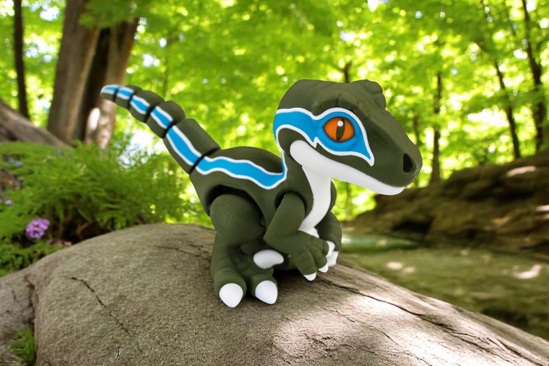 Baby Raptor – 3D Printed Articulated Dinosaur - Etsy