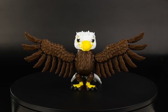 Cute Flexi Bald Eagle - 3D Printed - Etsy
