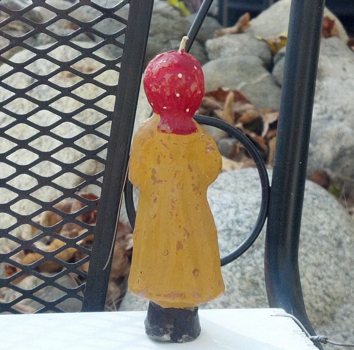 Vintage Black Americana Candle Unlit Mom And Child Etsy