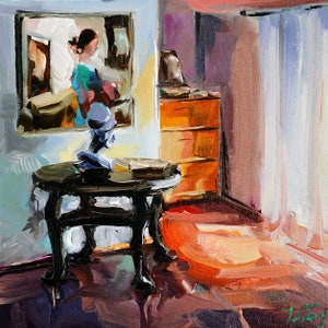 Original by Yuri Frey &quot;in my studio&quot; oil on canvas. Picture No. 2170 of 08.09.2018 jurijfrey.blogspot.com