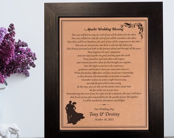 Personalized First Dance Art - Unique Leather Anniversary Gift [ Choose Your Couple Silhouette ] JW Design Studio