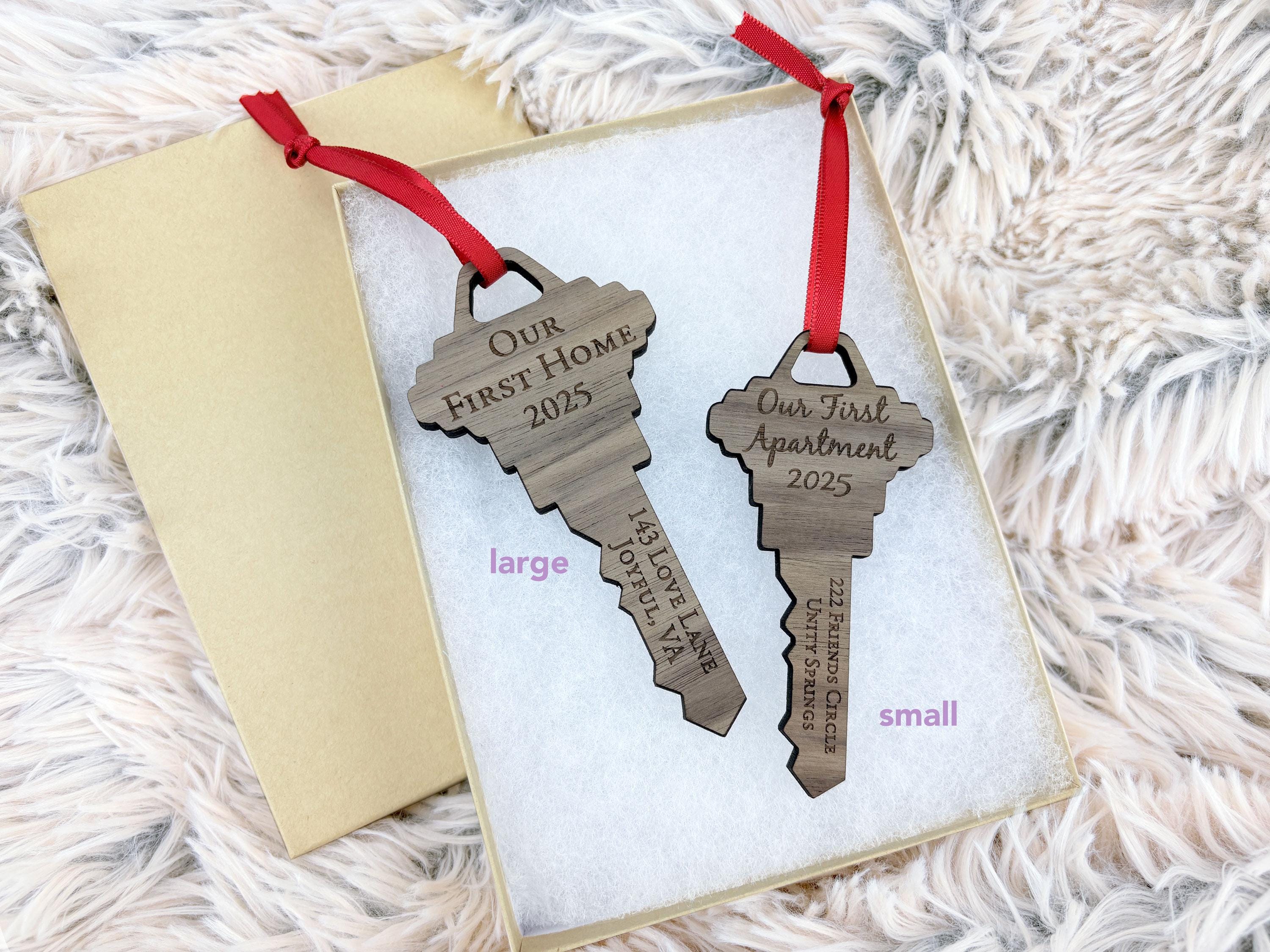 Our First Apartment Home 2025 holiday ornament - moving in together gift, Valentines Day | JW Design Studio