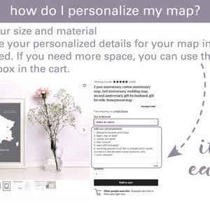 how do I personalized my map information. First, pick your size and material. Second, provide your personalized details for us to design your map draft. All orders have an approval process. We will not craft until we have your written approval.