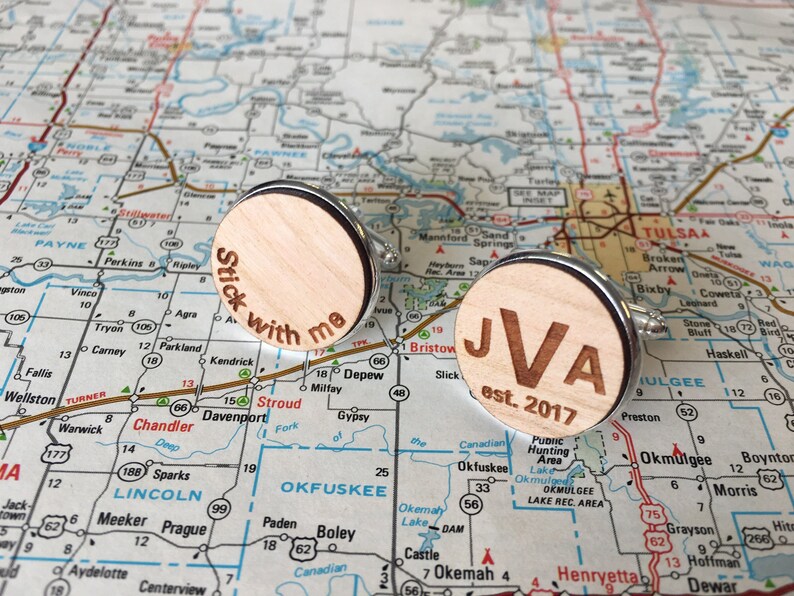 Custom Cuff links rustic wedding personalized wedding grooms gift best mans gift wood anniversary father of bride groomsmen gifts