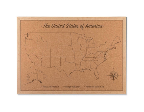 USA Push Pin Travel Map Family Vacation Wall Hanging Corkboard Map Customized Cork Map Map Tracker Pin Travel Gift USA Push Pin Travel Map Family Vacation Wall Hanging Corkboard Map Customized Cork Map Map Tracker Pin Travel Gift