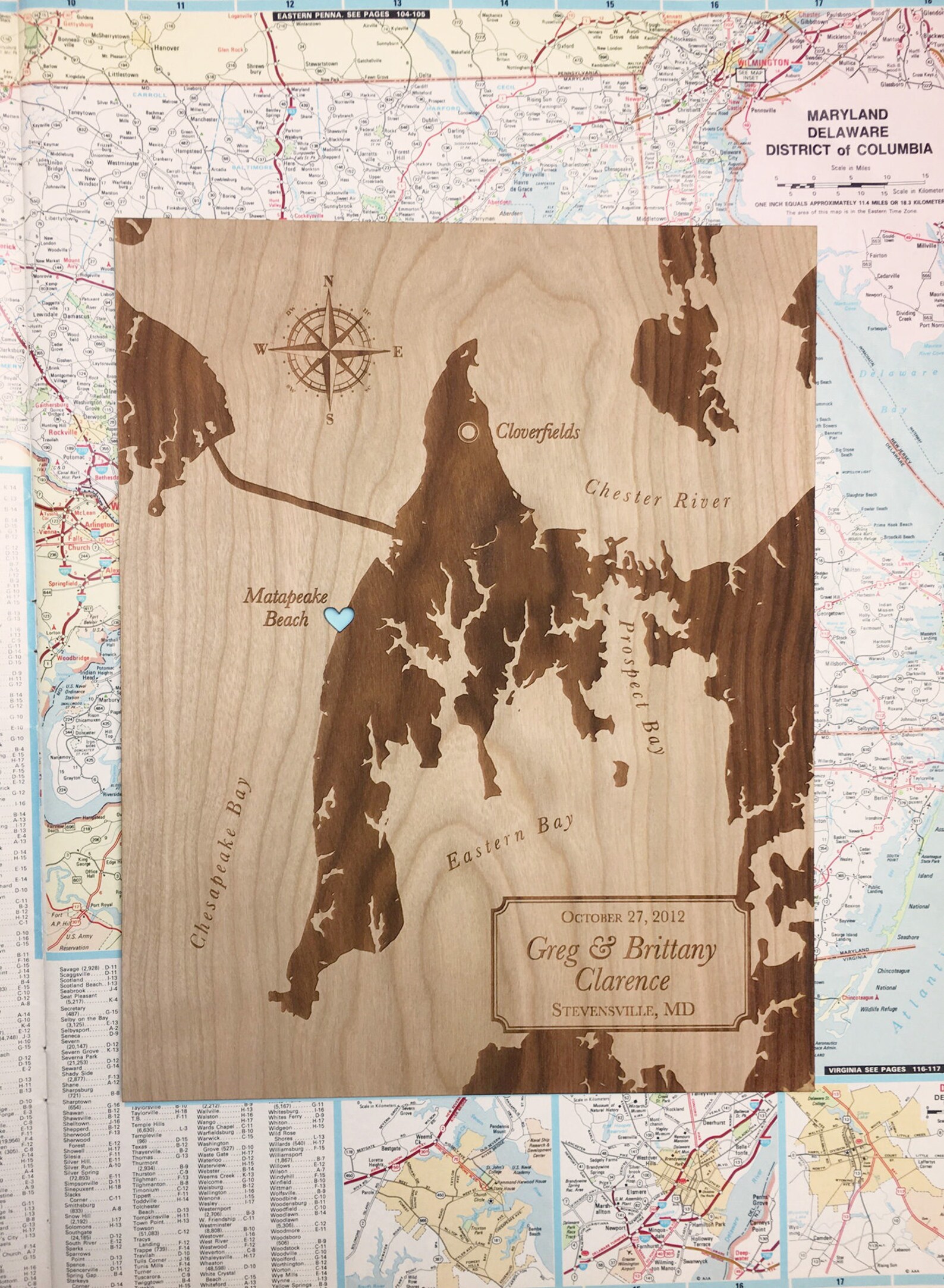 Nautical Wedding Wood anniversary gift for him 5th Etsy