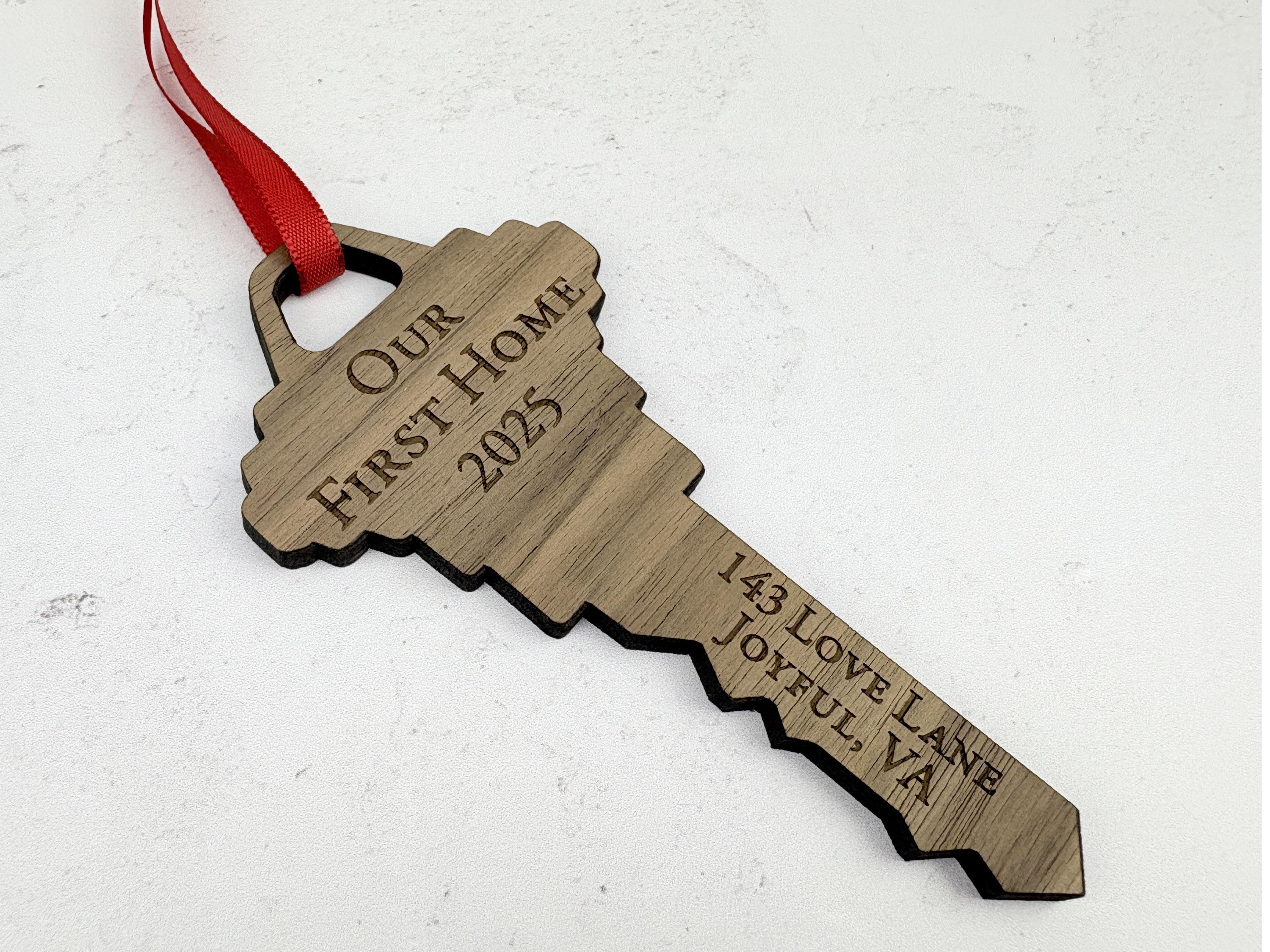 Our First Apartment Home 2025 holiday ornament - moving in together gift, Valentines Day | JW Design Studio