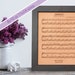 Leather anniversary gift sheet music [ leather engraved, 3rd anniversary gift for him or her, wedding song] JW Design Studio 