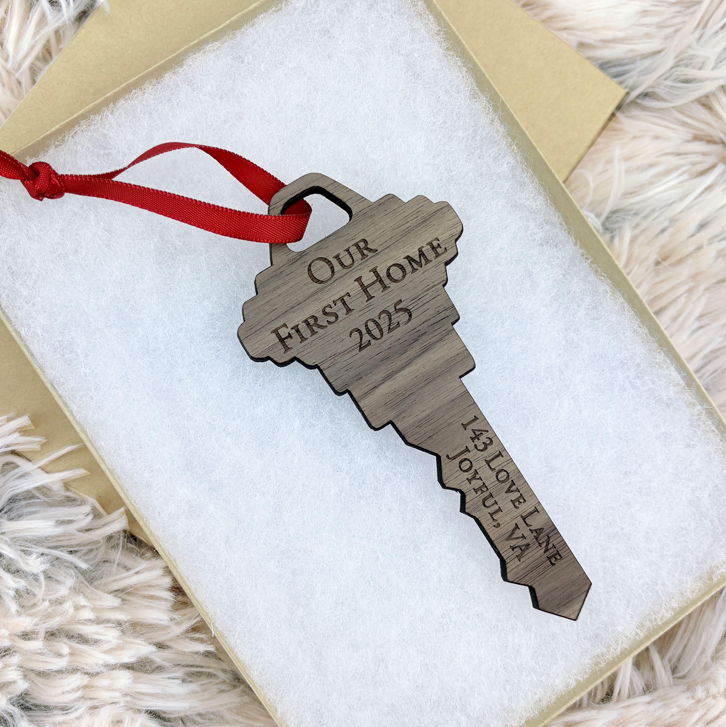 Our First Apartment Home 2025 holiday ornament - moving in together gift, Valentines Day | JW Design Studio