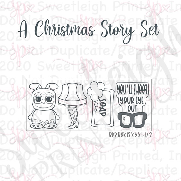 Sweetleigh Printed Cookie Cutters Etsy