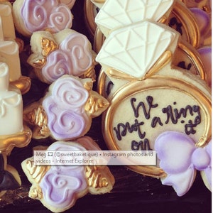 Bling Ring with Bow Cookie Cutter