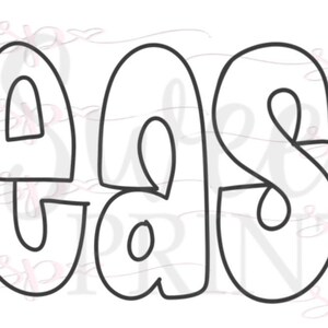 Easter Letters Set Cookie Cutters