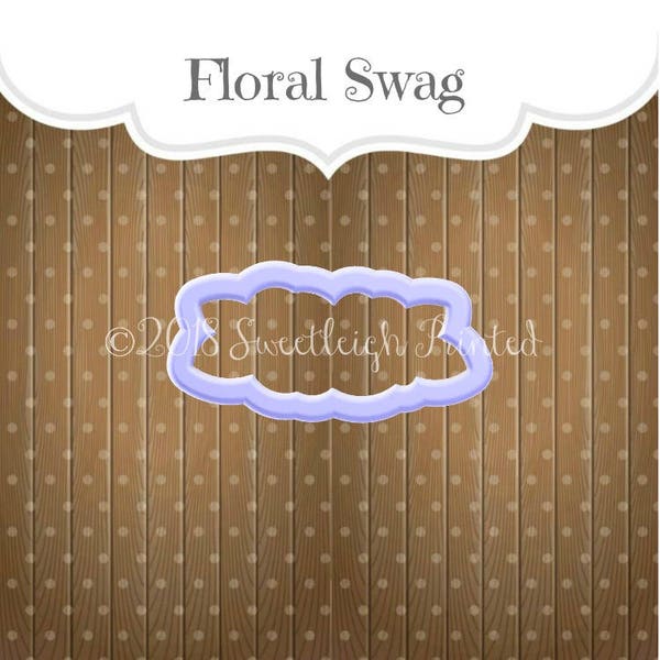 Floral Swag Cookie Cutter