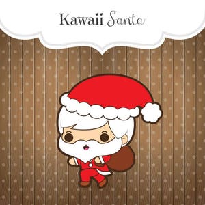 Kawaii Santa Cookie Cutter