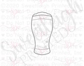 Tall Beer Glass Cookie Cutter