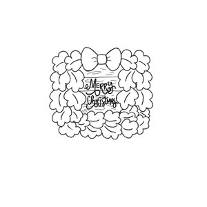 Square Wreath Cookie Cutter