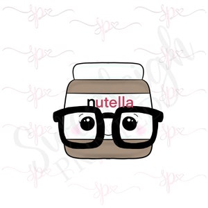 Nerdy Nutella Cookie Cutter