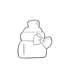 Baby Bottle 2 Cookie Cutter