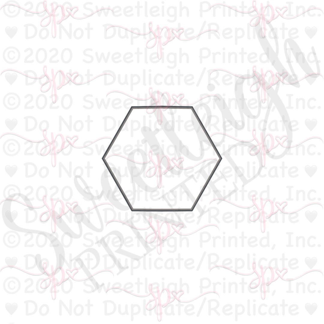 Cookie Cutter Hexagon Cookie Cutter. Etsy
