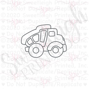 Dump Truck Cookie Cutter