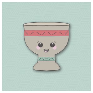 Kawaii Cup of Unity Cookie Cutter