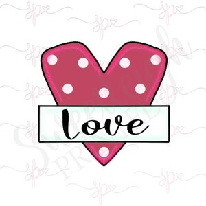 Heart Plaque Cookie Cutter