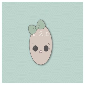 Tall Girly Gingy 1 Cookie Cutter