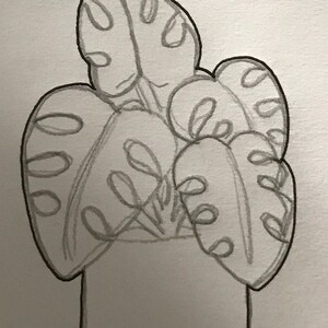 Monstera Plant Cookie Cutter