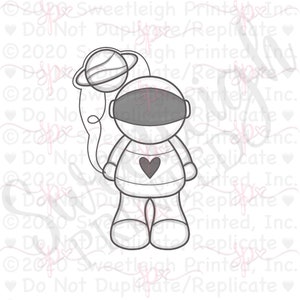 Astronaut with Balloon Cookie Cutter