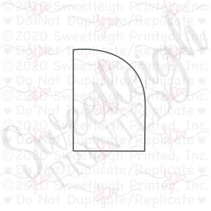 Half Arch Cookie Cutter