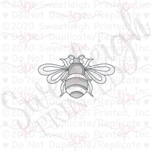 Mod Bee Cookie Cutter
