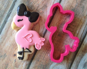 Girly Flamingo Cookie Cutter