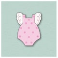 Ruffle Sleeve Onesie Cookie Cutter