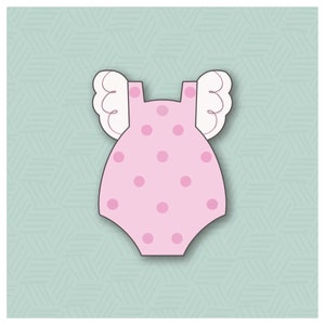Ruffle Sleeve Onesie Cookie Cutter