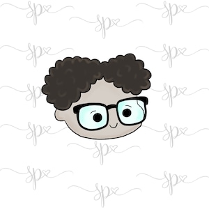Cortador de biscoitos Kawaii Science Boy