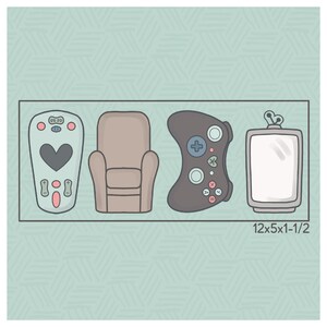 Tall TV dad 4 Piece Cookie Cutter Set