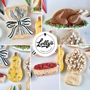 Lolly&#39;s Home Kitchen Tasteful Thanksgiving Cookie Class Cutters