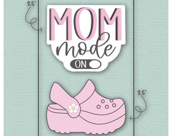 Mom Mode Chubby Croc 2 Piece Cookie Cutter Set