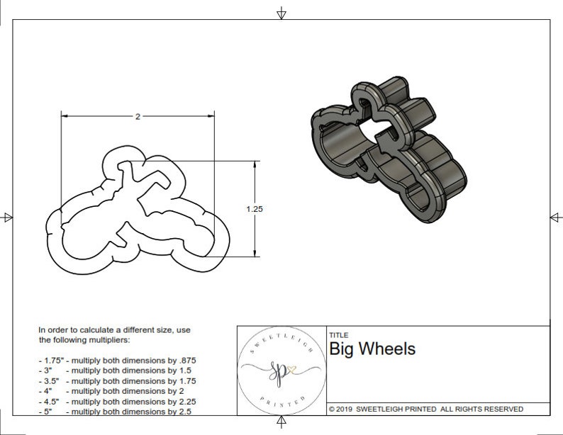 Big Wheels Cookie Cutter