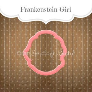 Frankenstein Girl Face Cookie Cutter