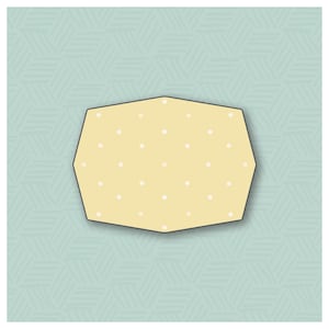 Modern Plaque Cookie Cutter